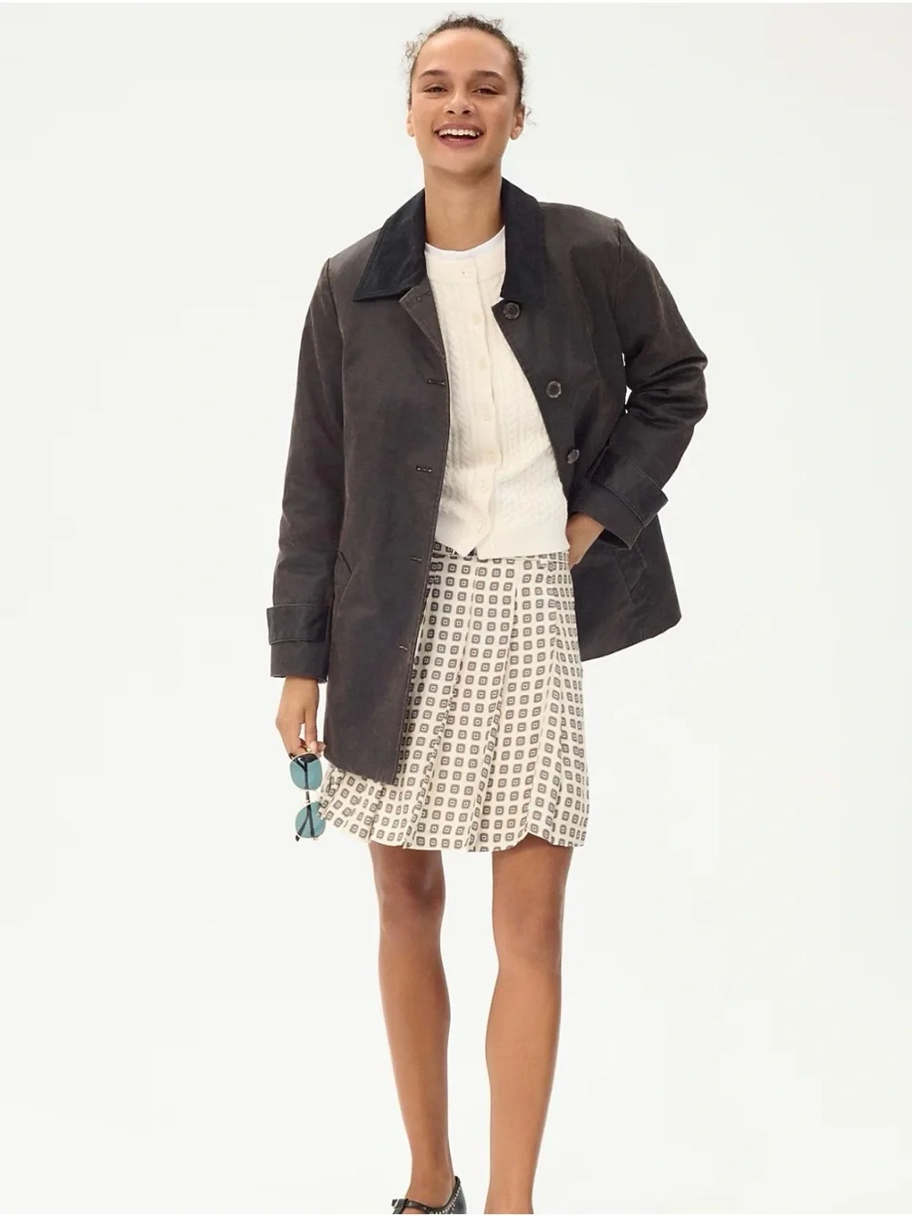 J. Crew Coated Barn Jacket NWT Sz Large